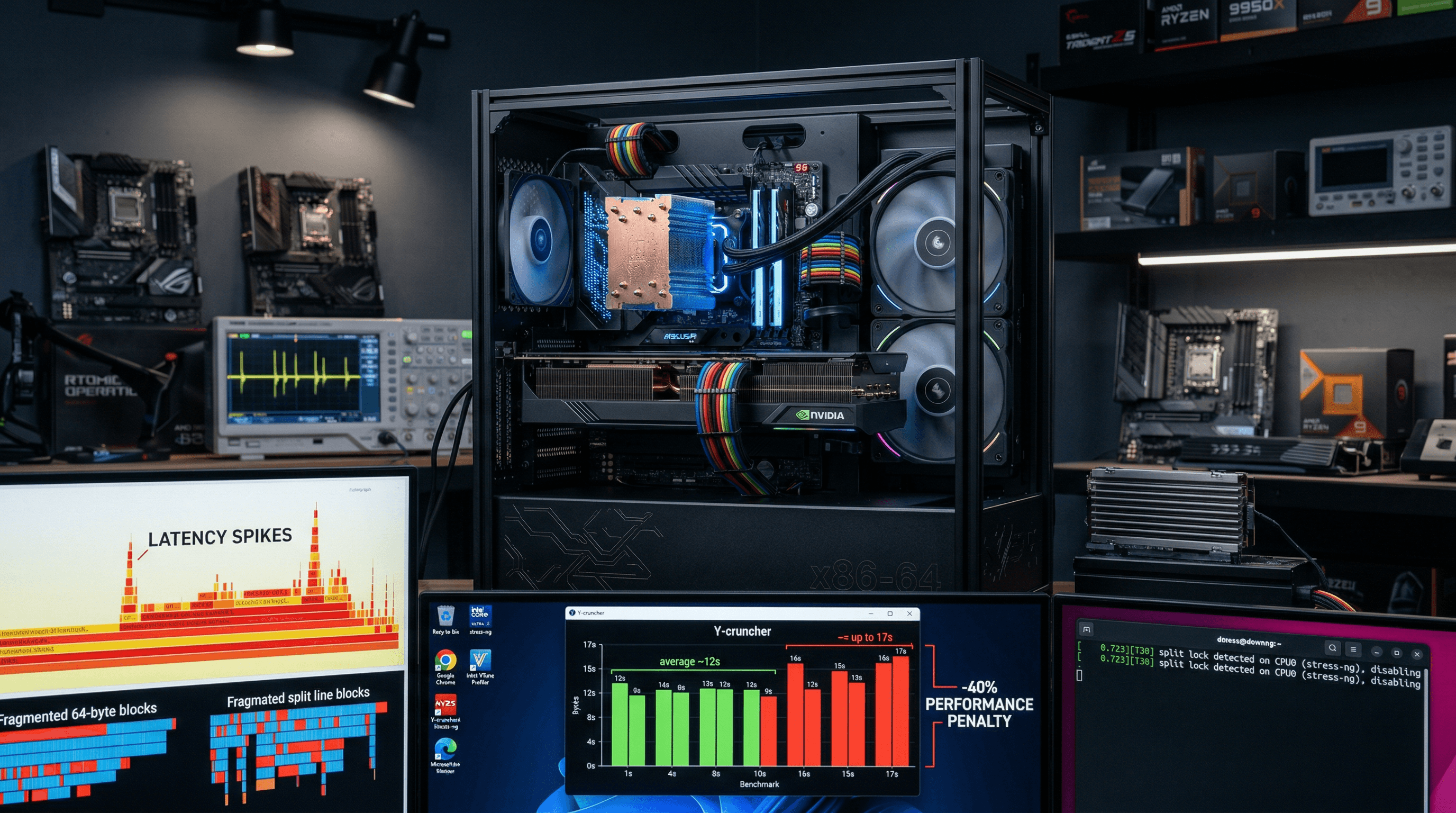 Split Locks x86-64 Slash PC Performance by 40%