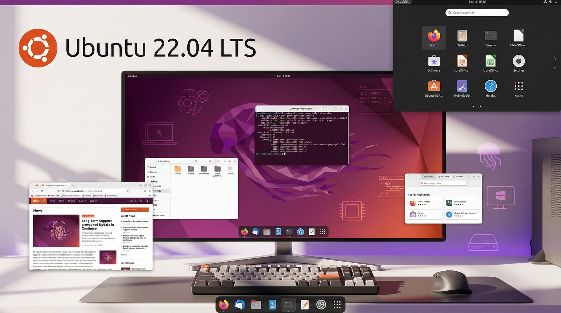 Canonical Unveils Ubuntu 22.04 LTS: Jammy Jellyfish Lands