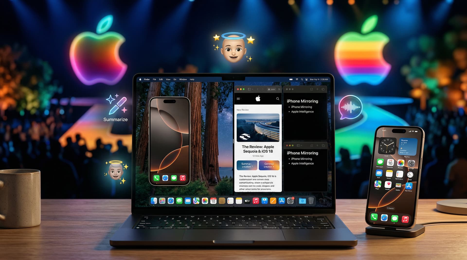 Apple Unveils macOS Sequoia and iOS 18 at Glowtime Event