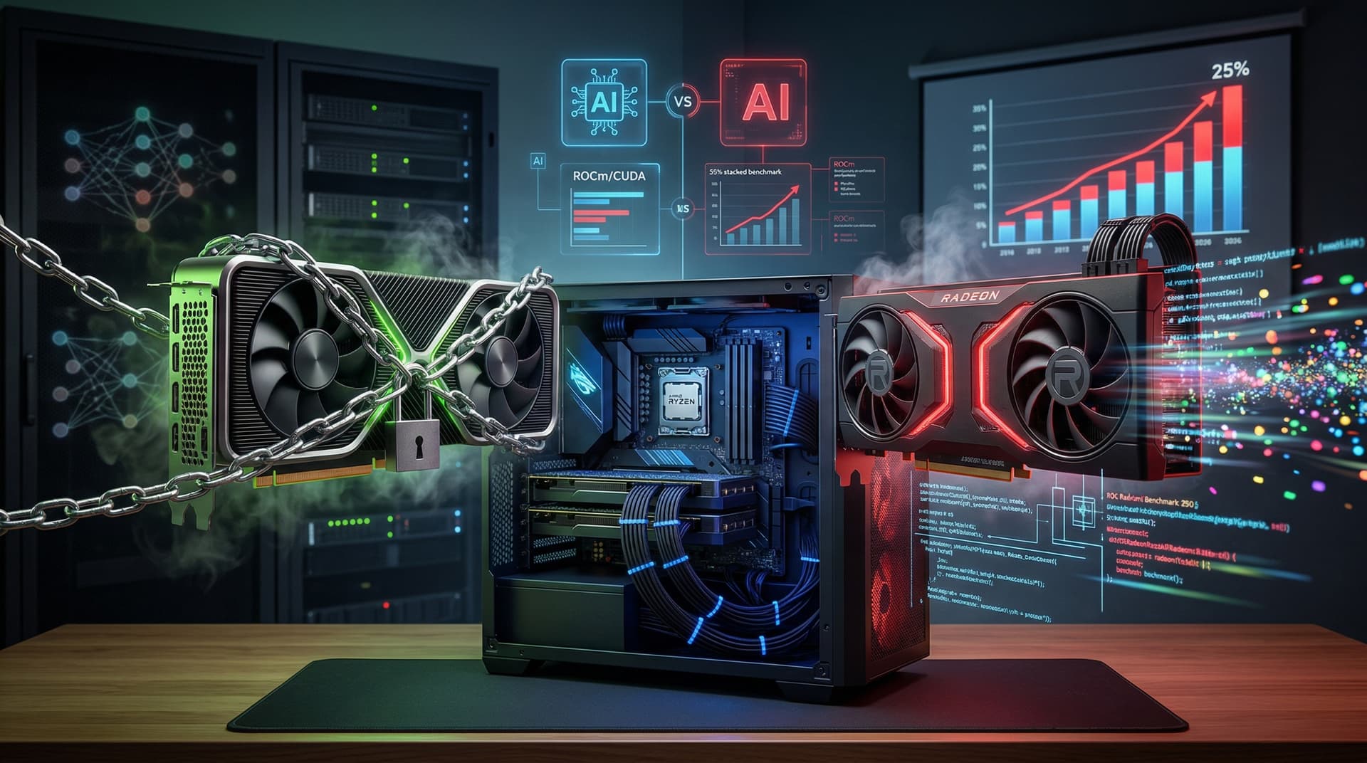 ROCm 6.2 vs CUDA: 25% Radeon AI Boost