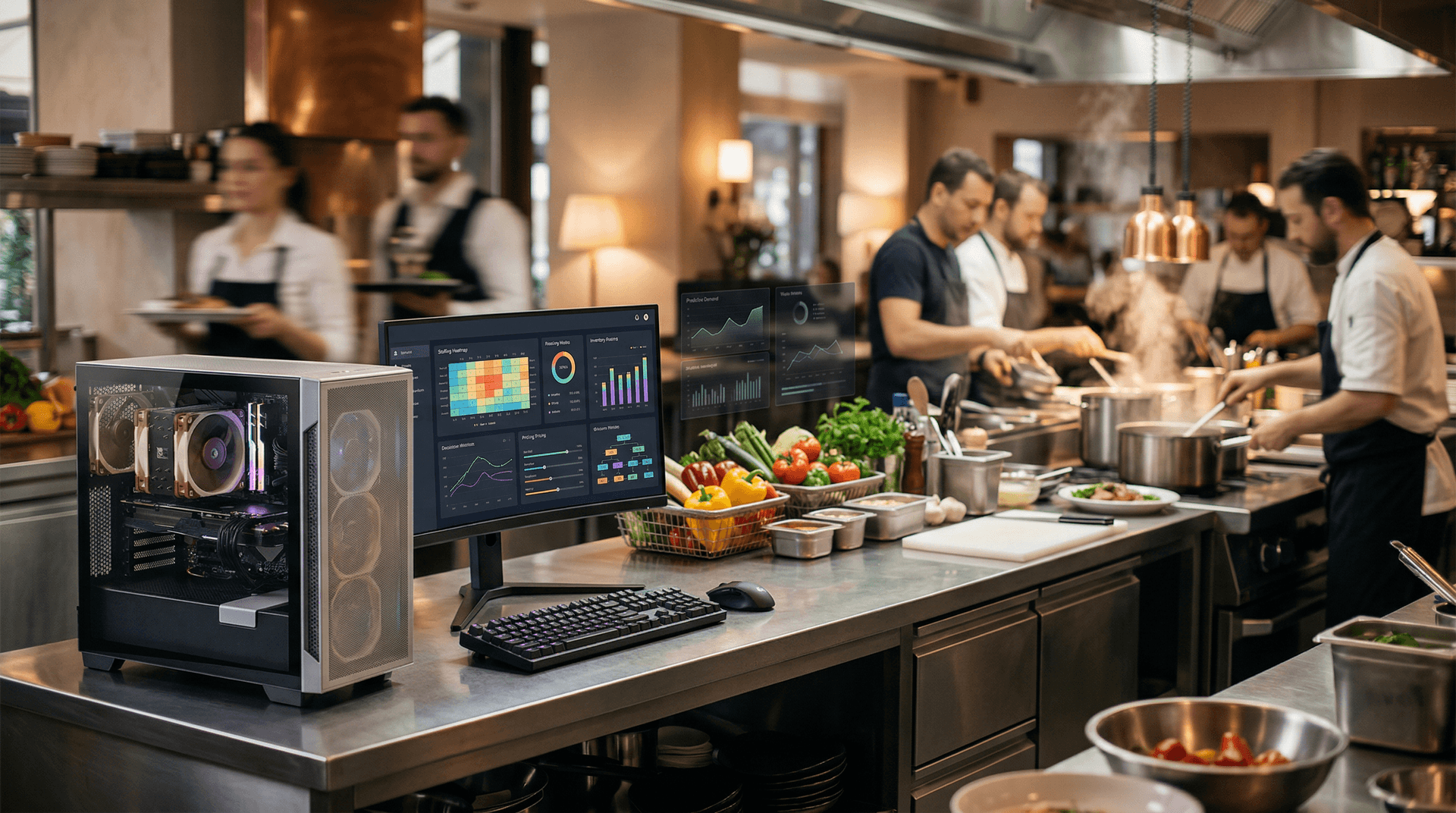 Quantiiv Restaurant AI on Intel PCs Cuts Costs 25%