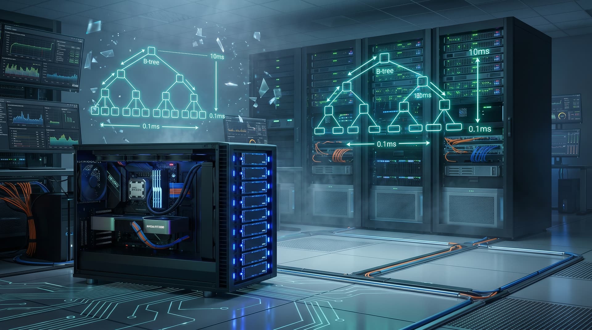 Optimized B-Trees Deliver 100x Faster Database Performance on PCs