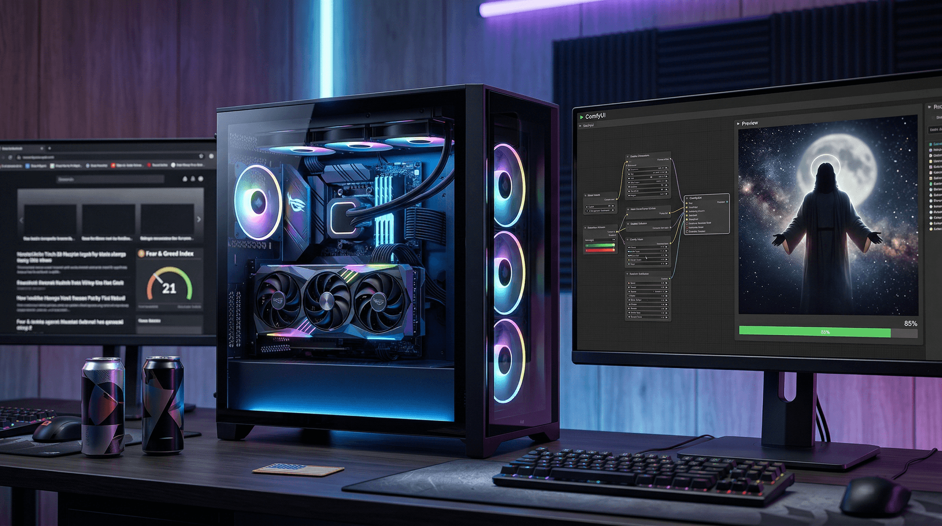 Trump AI Jesus Backlash Erupts as Crypto Fear Plunges to 21