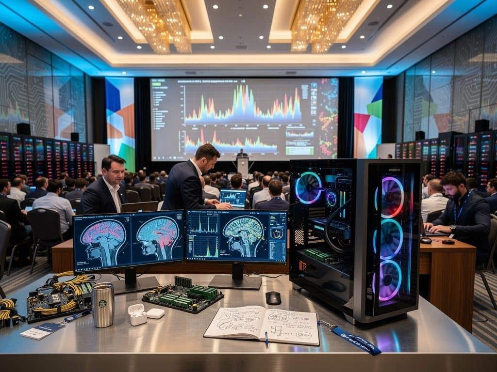 PC workstations and GPU rigs demonstrated at Southeastern Conference for AI healthcare applications