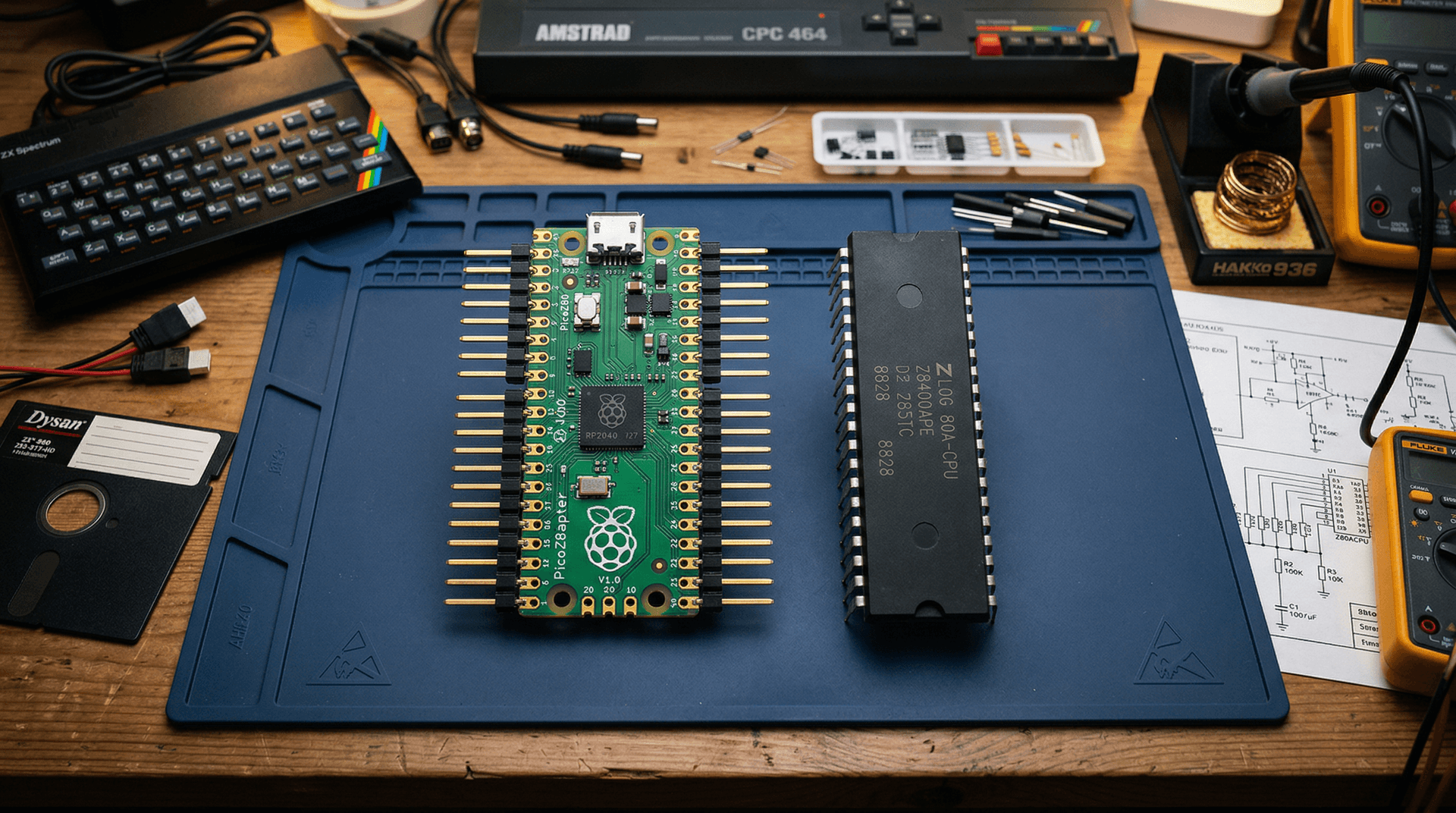 PicoZ80 Z80 Replacement Delivers 10x Retro Speed Boost